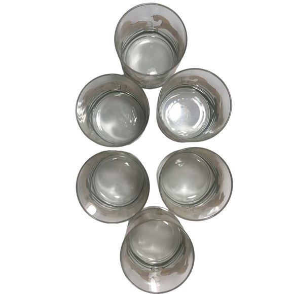 CERA Vintage Carousel Rocking Horse Set of 6 Old Fashioned Rocks Glasses Barware - Picture 8 of 9